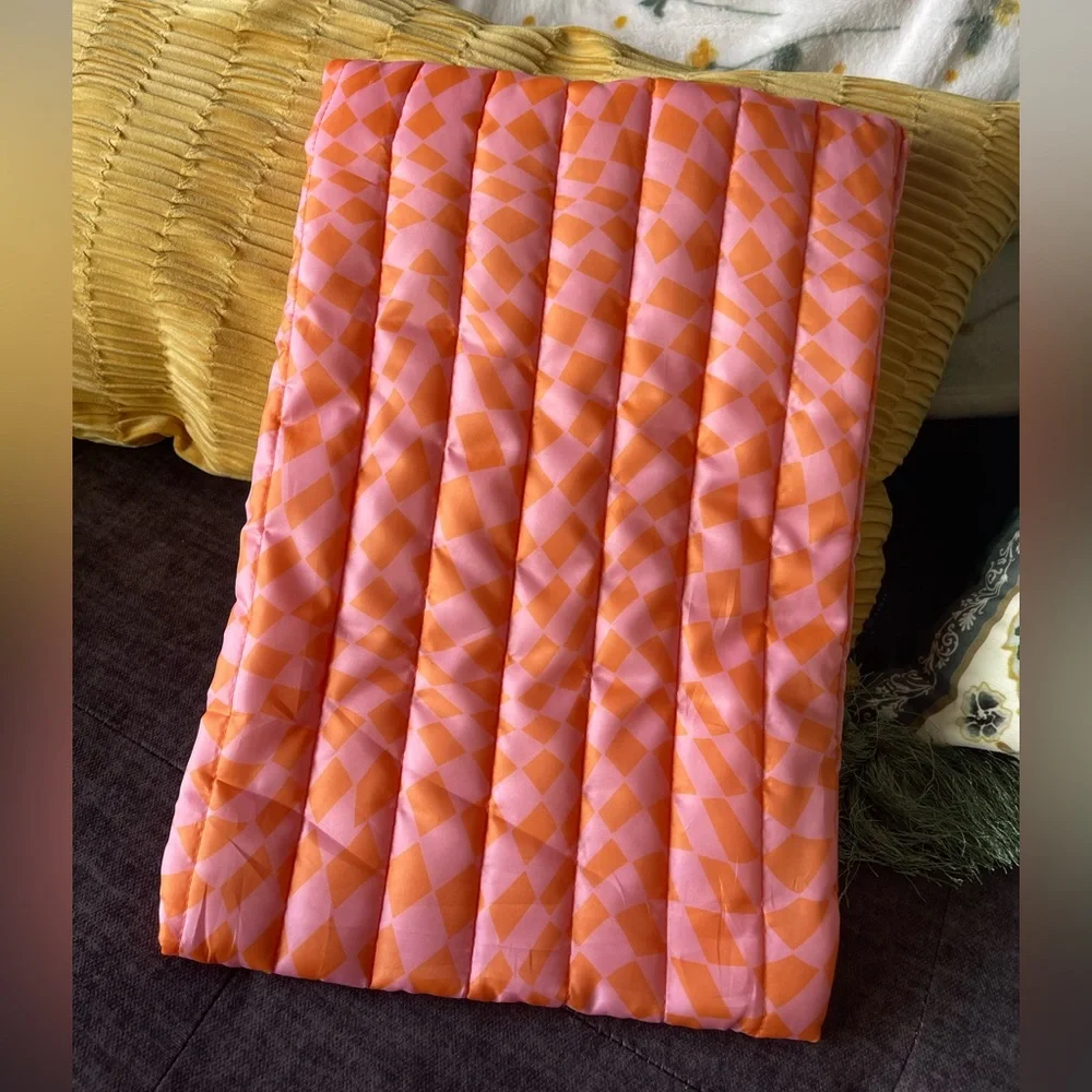 Pink & Orange Puff Laptop/Tablet Sleeve